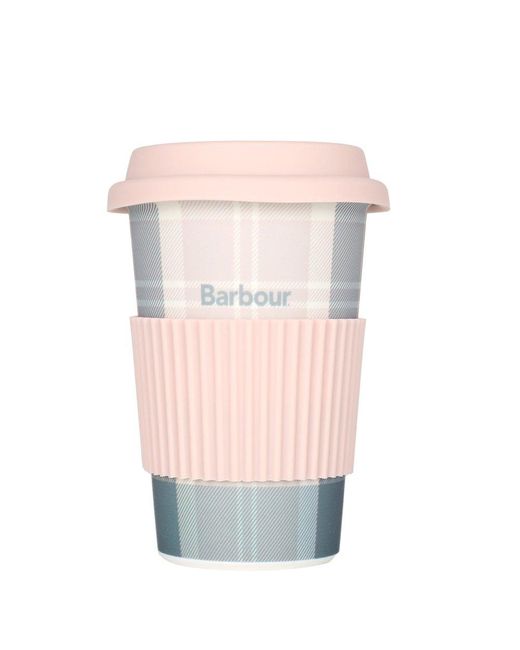 Barbour Brown Travel Mug & Beanie Hat 's Gift Set