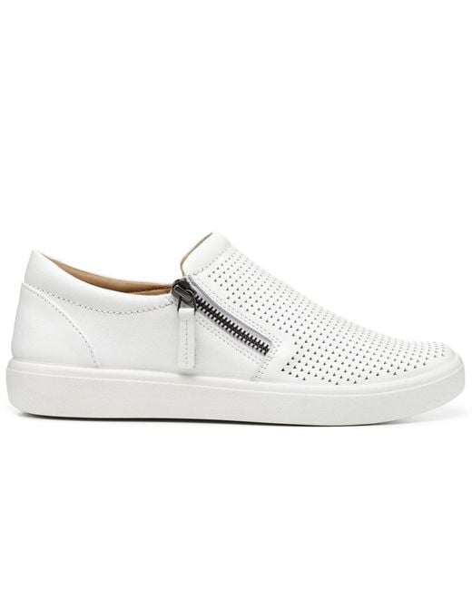Hotter White Daisy Wide Fit Casual Shoes