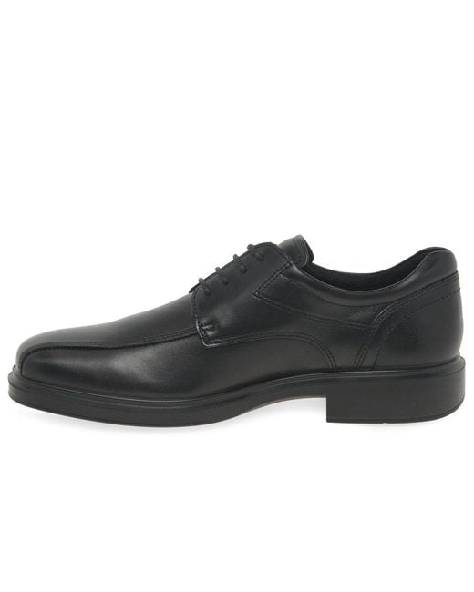 Ecco Black Helsinki 2 Bike Toe Tie Shoe Size for men