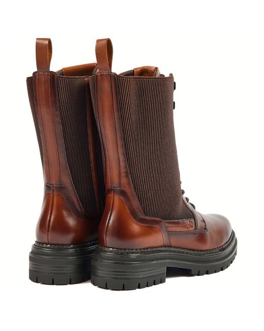 Pod Brown Polly Calf Boots
