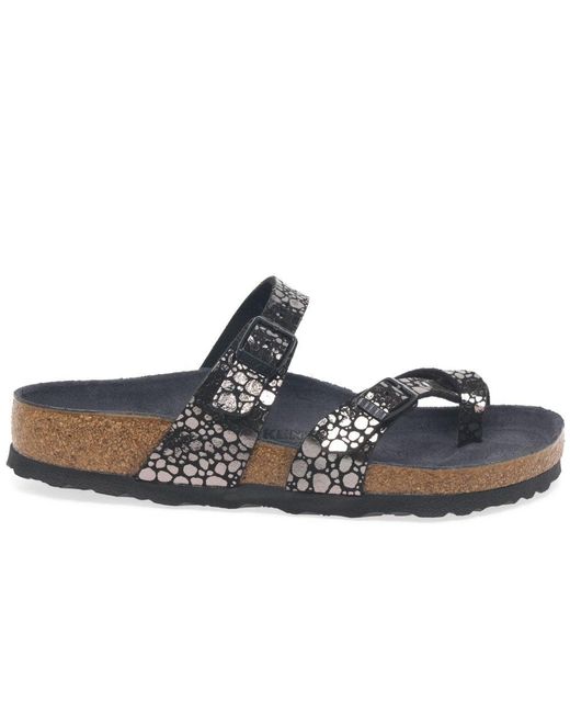 birkenstock mayari double strap scissor toe sandals