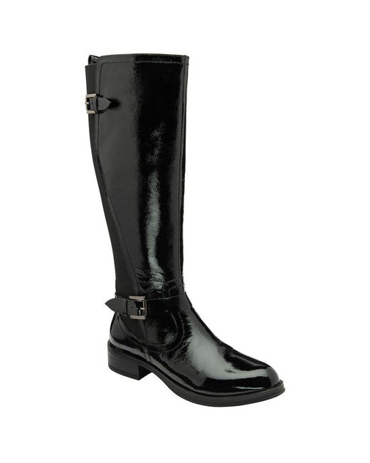 Ravel Black Eildon Knee High Boots