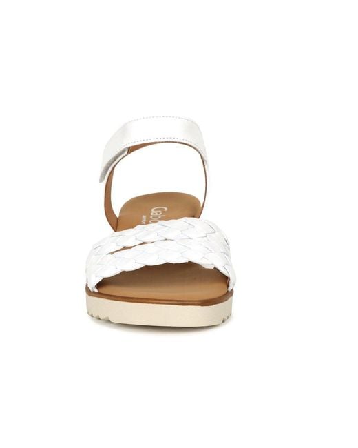 Gabor Metallic Rose Sandals