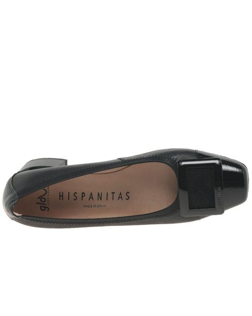 Hispanitas Black Salma Court Shoes