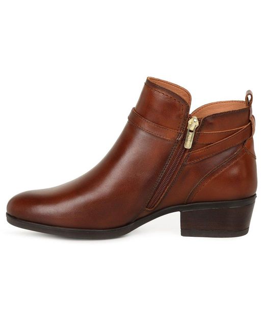Pikolinos Brown Dixie Ankle Boots