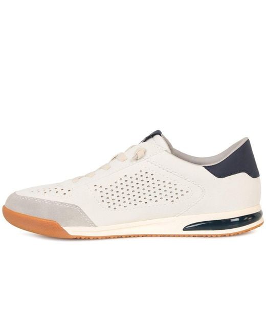 Bugatti White Treble Trainers for men