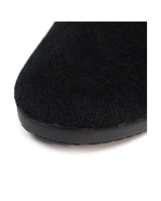 Lunar Black Audrey Slippers