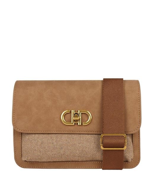 David Jones Brown Chartres Shoulder Bag