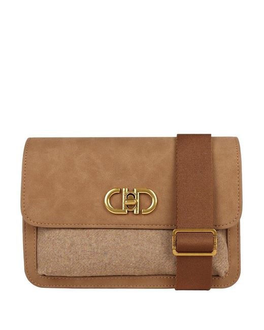 David Jones Brown Chartres Shoulder Bag
