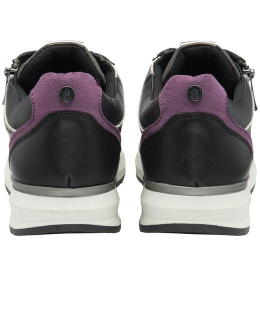 Lotus Black Venus Trainers
