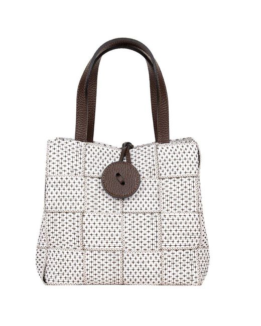 Alma Tonutti White Carlotta Grab Bag
