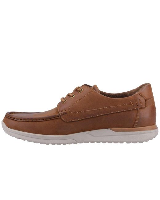 Hush Puppies Brown Howard Lace Up Shoes for men