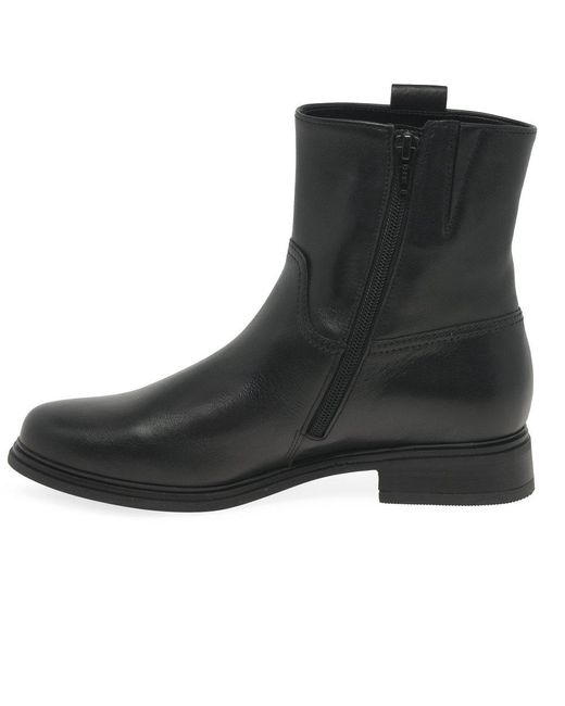 Gabor Black Hellie Ankle Boots