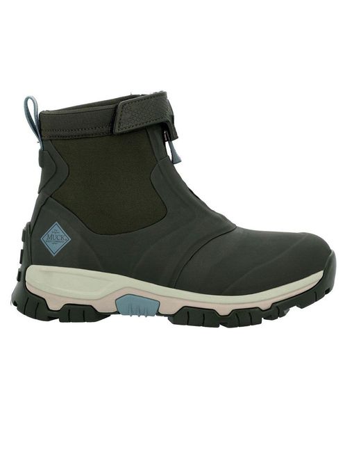 Muck Boot Green Apex Mid Zip Boots