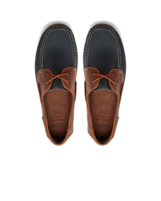 Chatham Brown Whitstable Boat Shoes for men