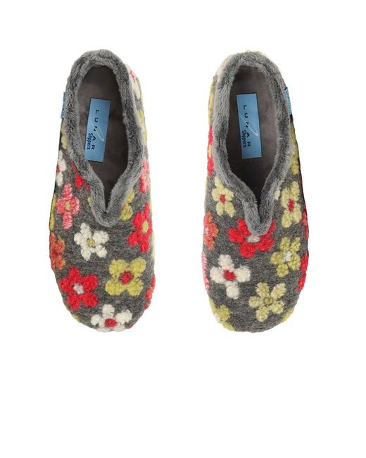 Lunar (GRS) Gray Lychee Full Slippers