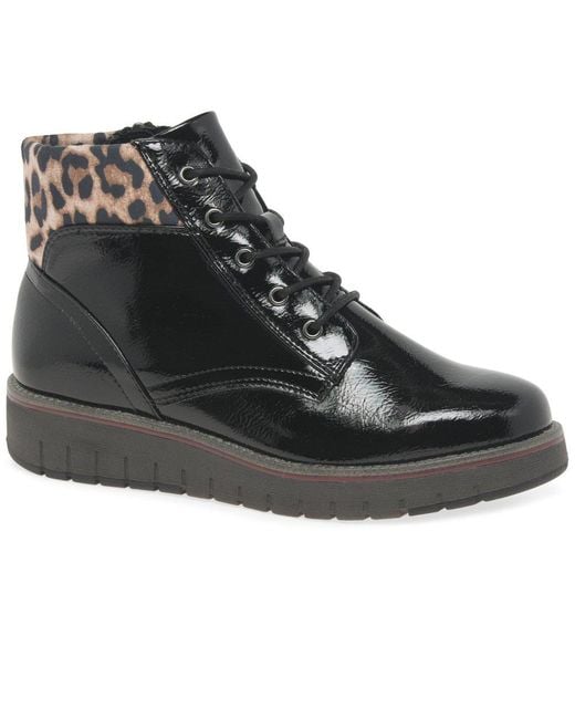 Marco Tozzi Black Viva Ankle Boots