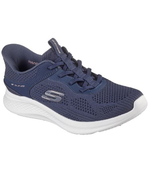 Skechers Blue Skech-Lite Pro 2.0 Smooth Current Textile Trainers