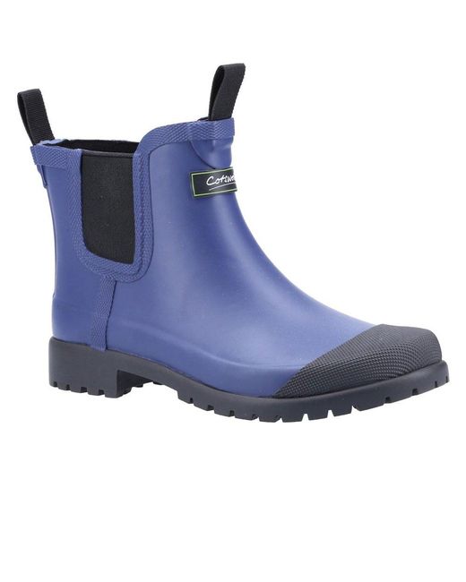 Cotswold Blue Blenheim Ankle Wellingtons