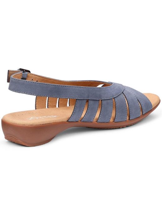 Hotter Blue Sundown Wide Fit Sandals