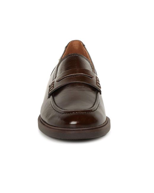 Paul Green Brown Halle Penny Loafers