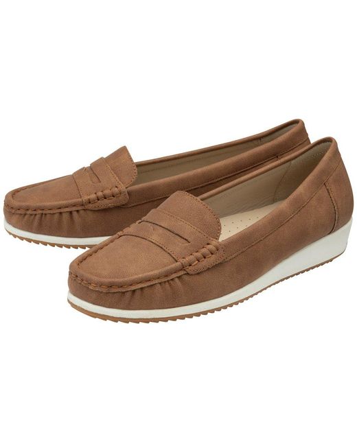 Lotus Brown Durante Loafers