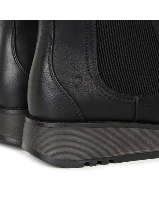 Heavenly Feet Black Rolo 2 Chelsea Boots