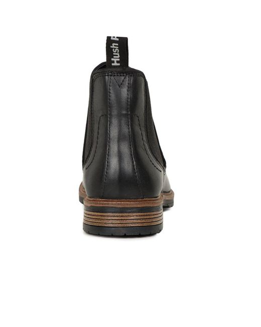 Hush Puppies Black Russell Chelsea Boots for men