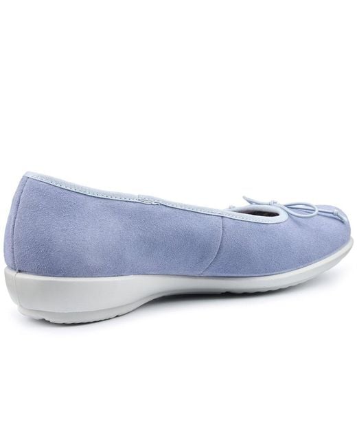 Hotter Blue Sweetie Slippers