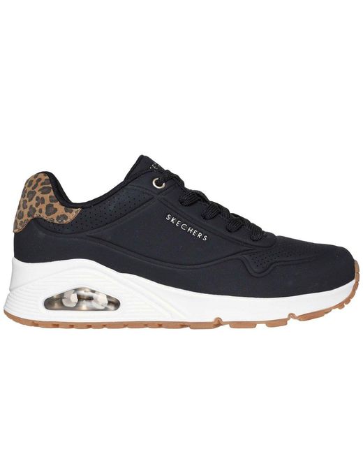 Skechers Blue Uno Jungle Nite Trainers