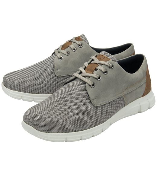 Lotus Gray Arezzo Trainers for men