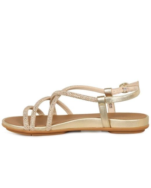 Fitflop Metallic Gracie Crystal Strappy Sandals
