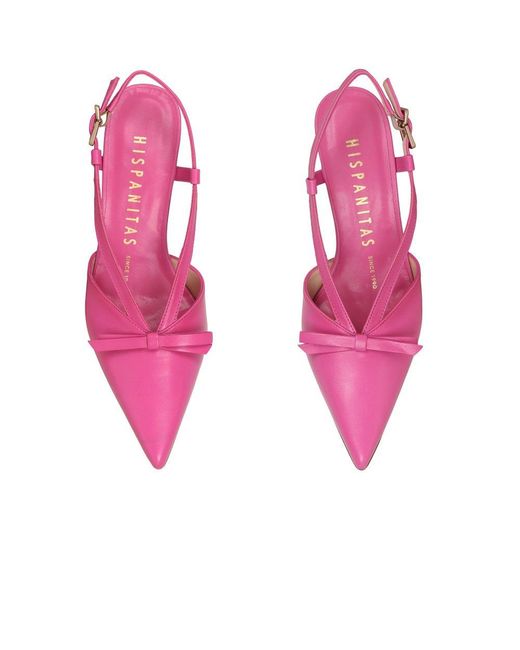 Hispanitas Pink Giorgia Open Court Shoes