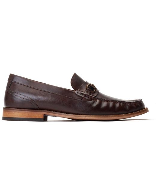 Base London Brown Madison Loafers for men