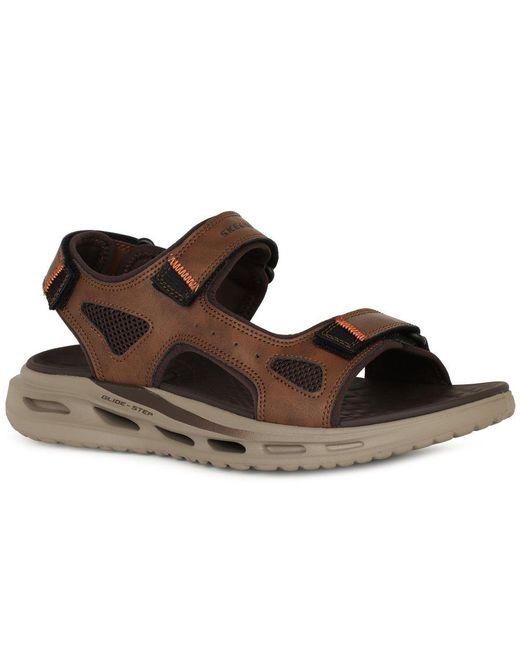 Skechers Brown Orvan Sandals for men