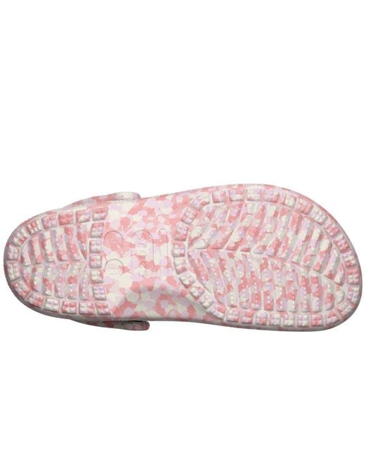 CROCSTM Pink Classic Confetti Clogs