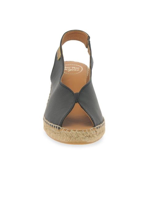 Toni Pons Metallic Laila Wedge Heel Espadrille Sandals