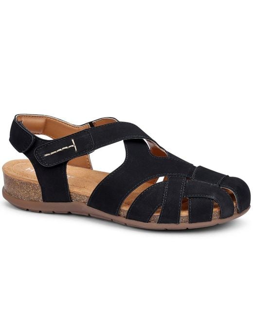 Hotter Blue Carpa Extra Wide Sandals