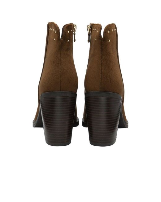 Lotus Brown Lucy Ankle Boots