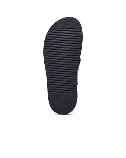 Base London Black Astro Sandals for men