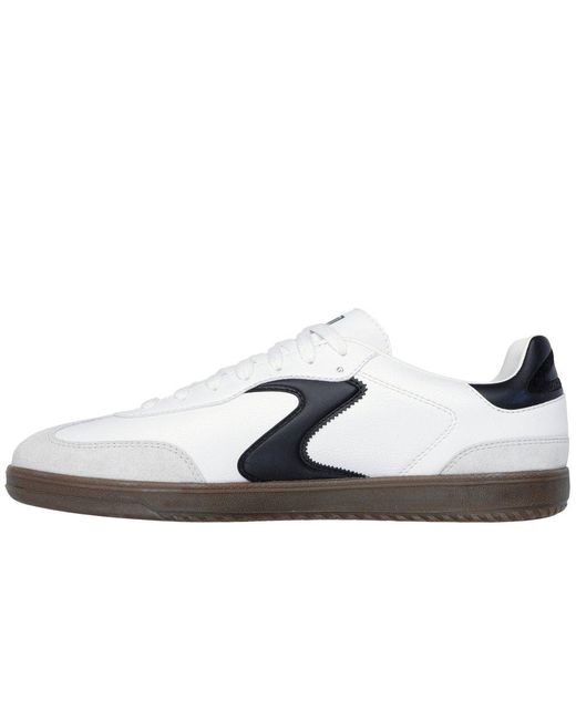 Skechers White Hotshot Pyke Trainers for men