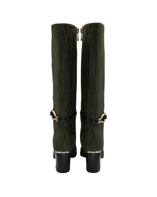 Lotus Green Wynter Knee High Boots