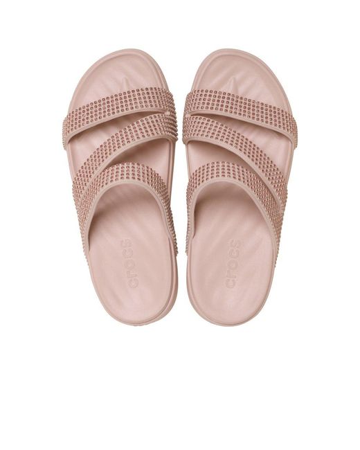 CROCSTM Pink Getaway Strappy Sandals