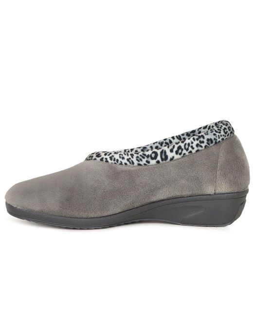 Lunar Gray Paloma Full Slippers
