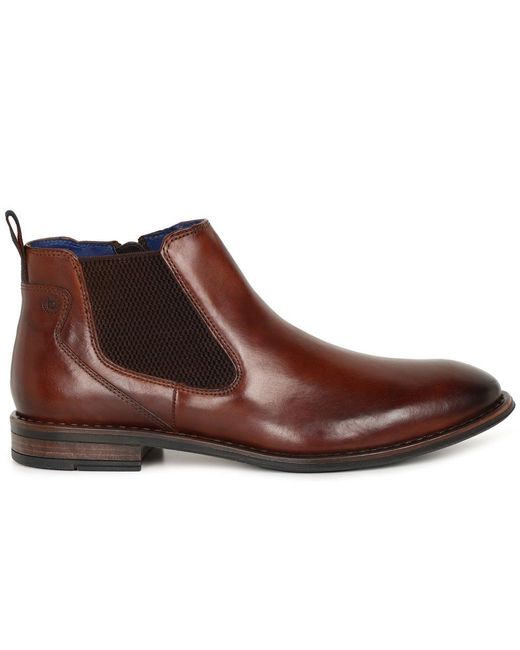 Bugatti Brown Colonel Chelsea Boots for men