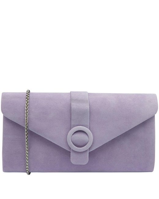 Lotus Purple Clarinda Clutch Bag