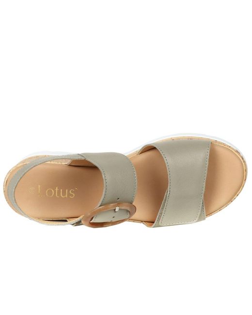 Lotus Black Cammie Sandals