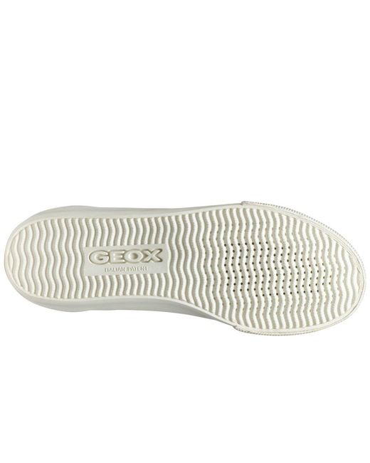 Geox White D Emmeleny Trainers