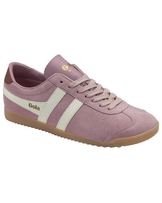 Gola Purple Bullet Suede Trainers