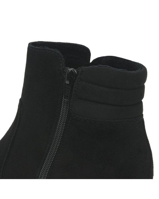 Rieker Black Jodie Ankle Boots